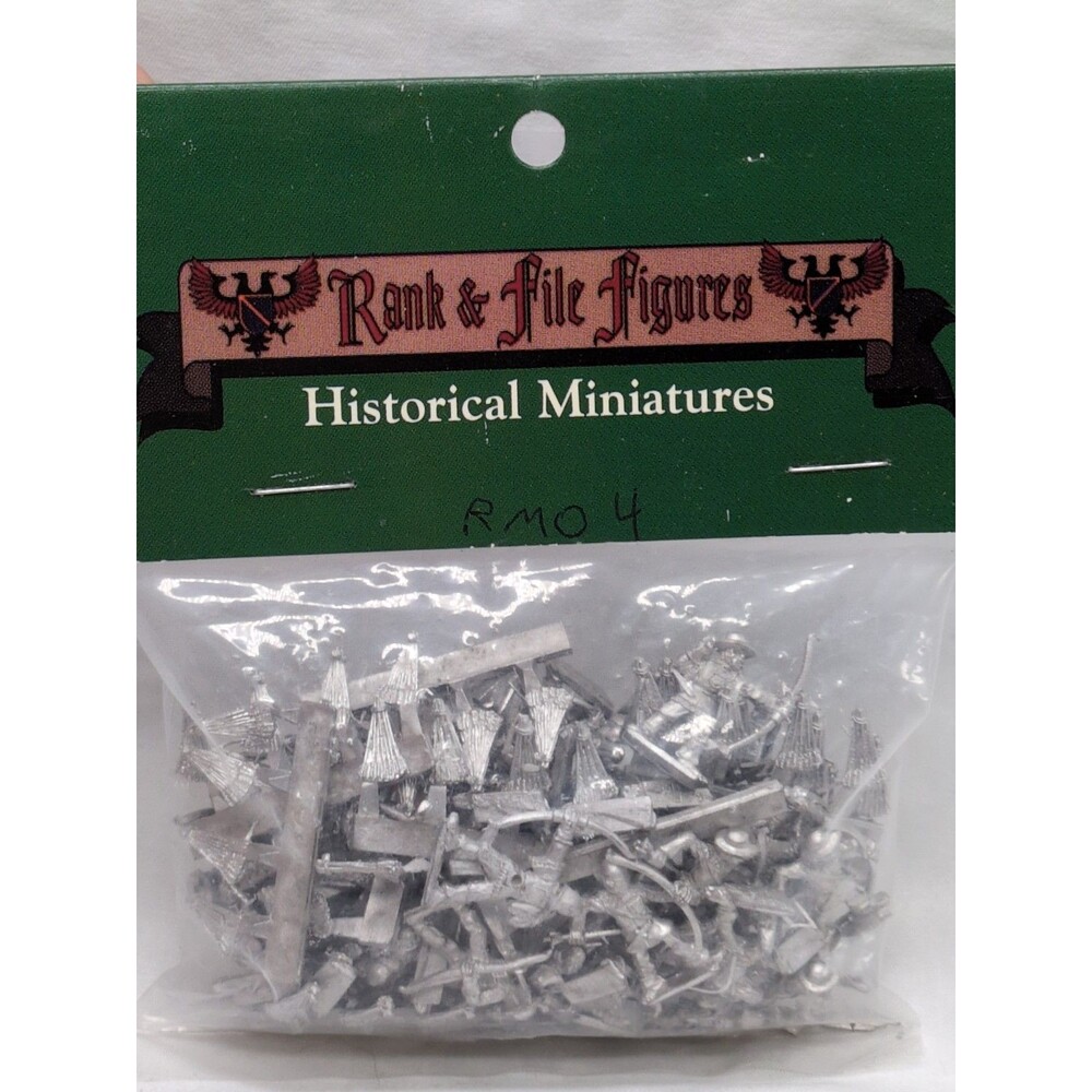 Rank And File Figures Historical Miniatures RMO4 15mm Miniatures